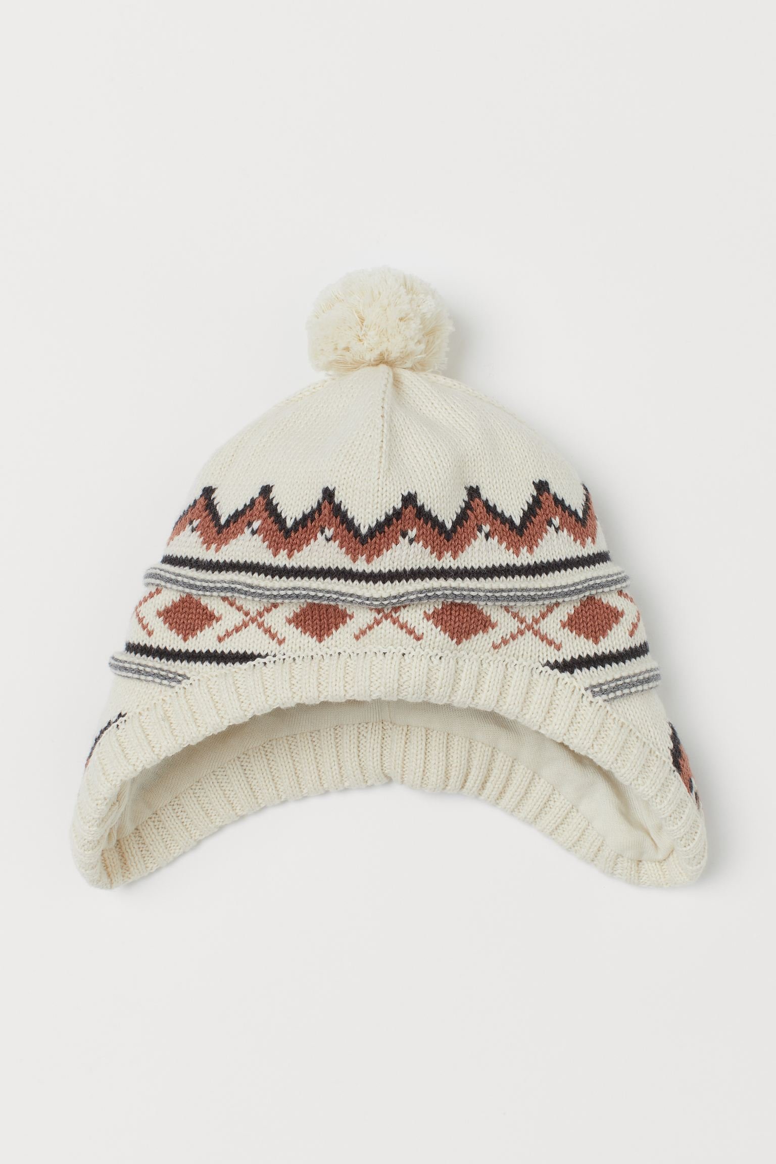Jacquard knit Hat